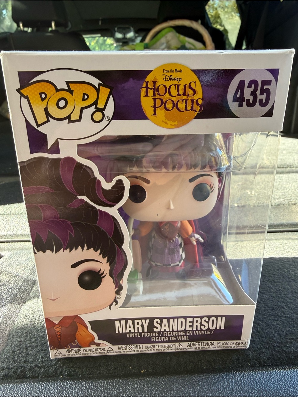 pop Mary Sanderson Purple & Orange Funko-Style Vinyl Figure